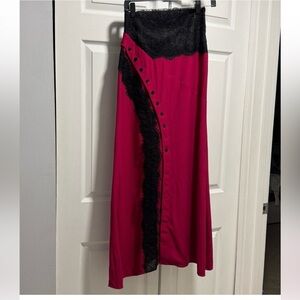 Antonio Berardi Elegant Lace Trim Skirt